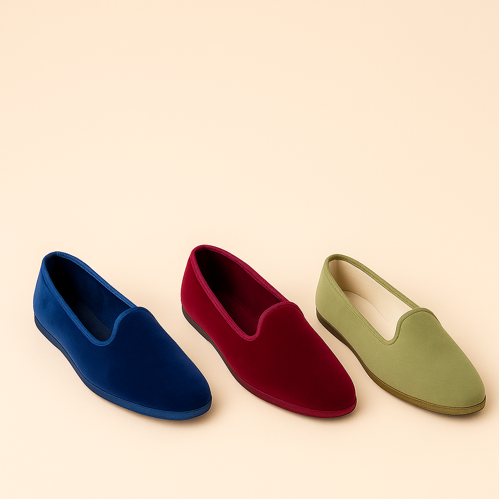 Friulane artigianali Pli-Pla in velluto Made in Italy, calzature tradizionali e raffinate