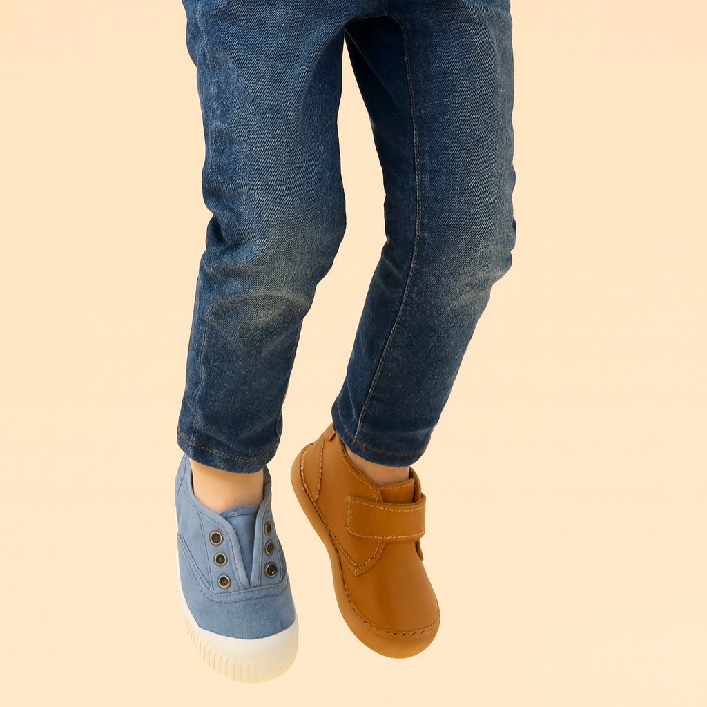 Scarpe bambino Pli-Pla: primi passi, scuola e tempo libero con supporto e comfort ergonomico