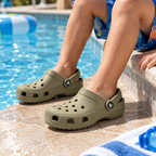 Crocs Classic Clog T Tac Green da bambino