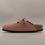 Birkenstock Boston – sabot in Birko-Flor con plantare anatomico - rosa - scarpe di qualità venduta a Milano da Pli-Pla