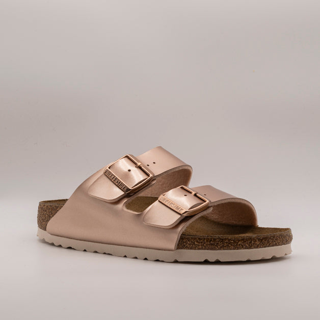 Birkenstock Arizona sandali metallic copper - scarpe di qualità venduta a Milano da Pli-Pla