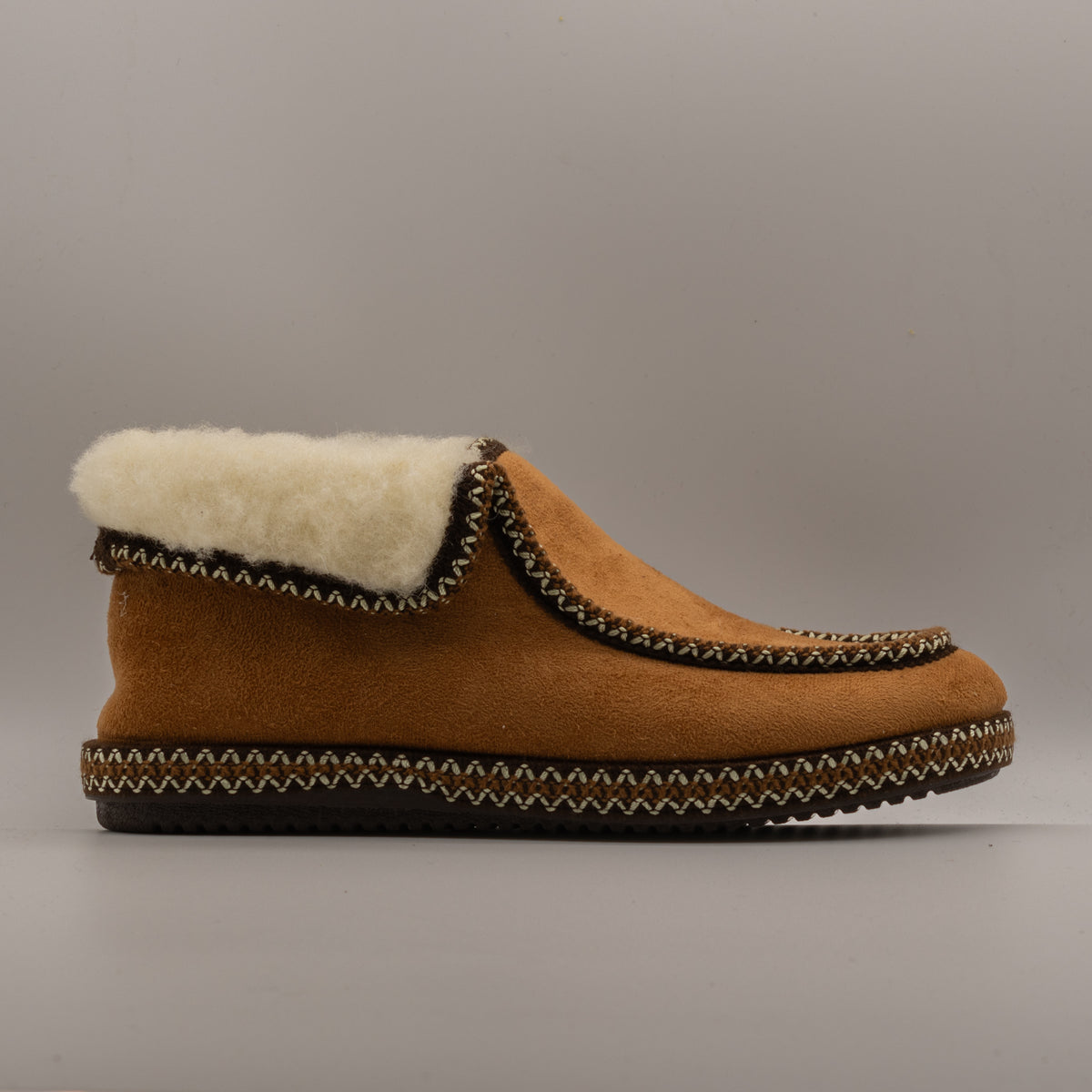 Dorea RL 665 – Pantofole polacchino donna slip-on con interno in vera lana - cuoio - scarpe di qualità venduta a Milano da Pli-Pla