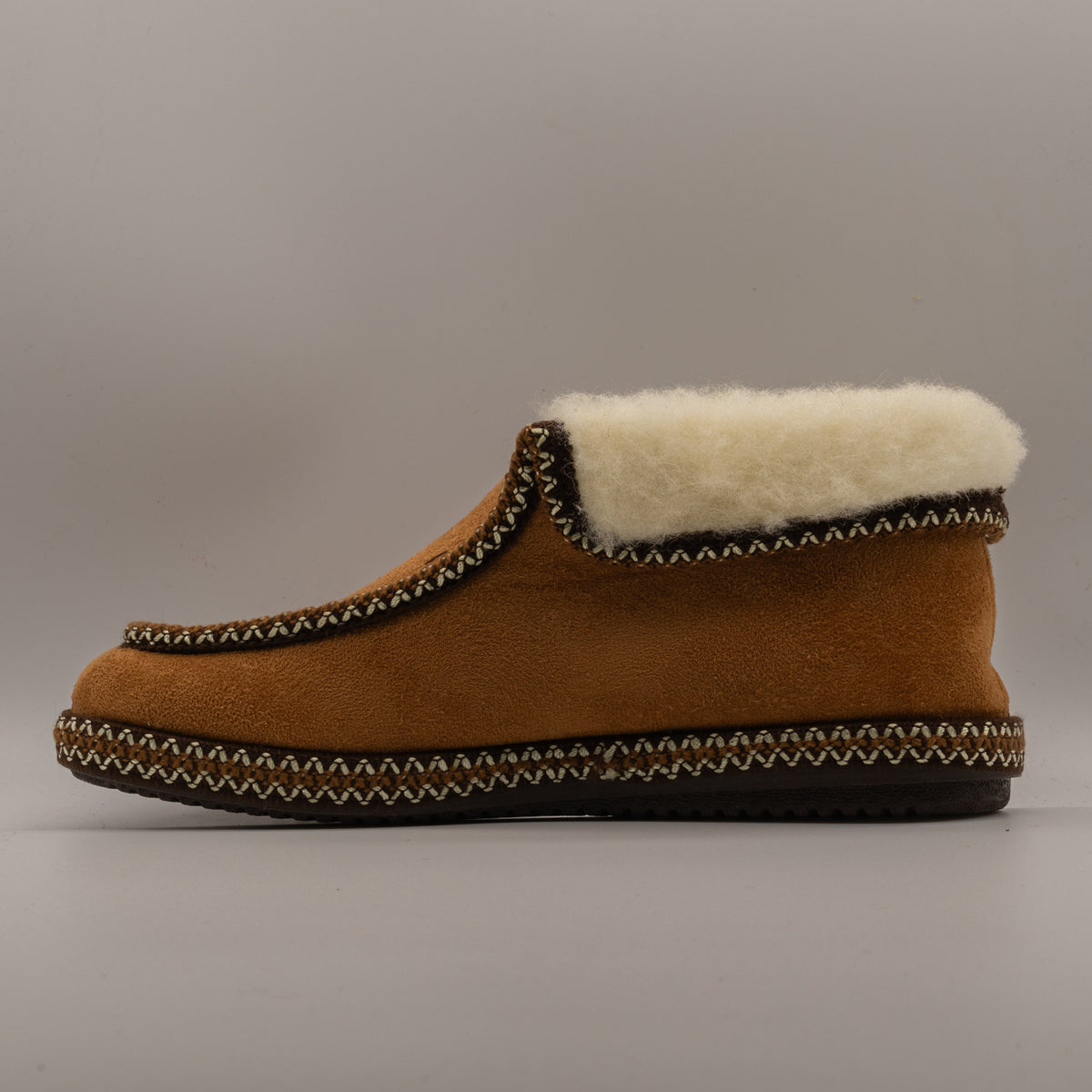Dorea RL 665 – Pantofole polacchino donna slip-on con interno in vera lana - cuoio - scarpe di qualità venduta a Milano da Pli-Pla