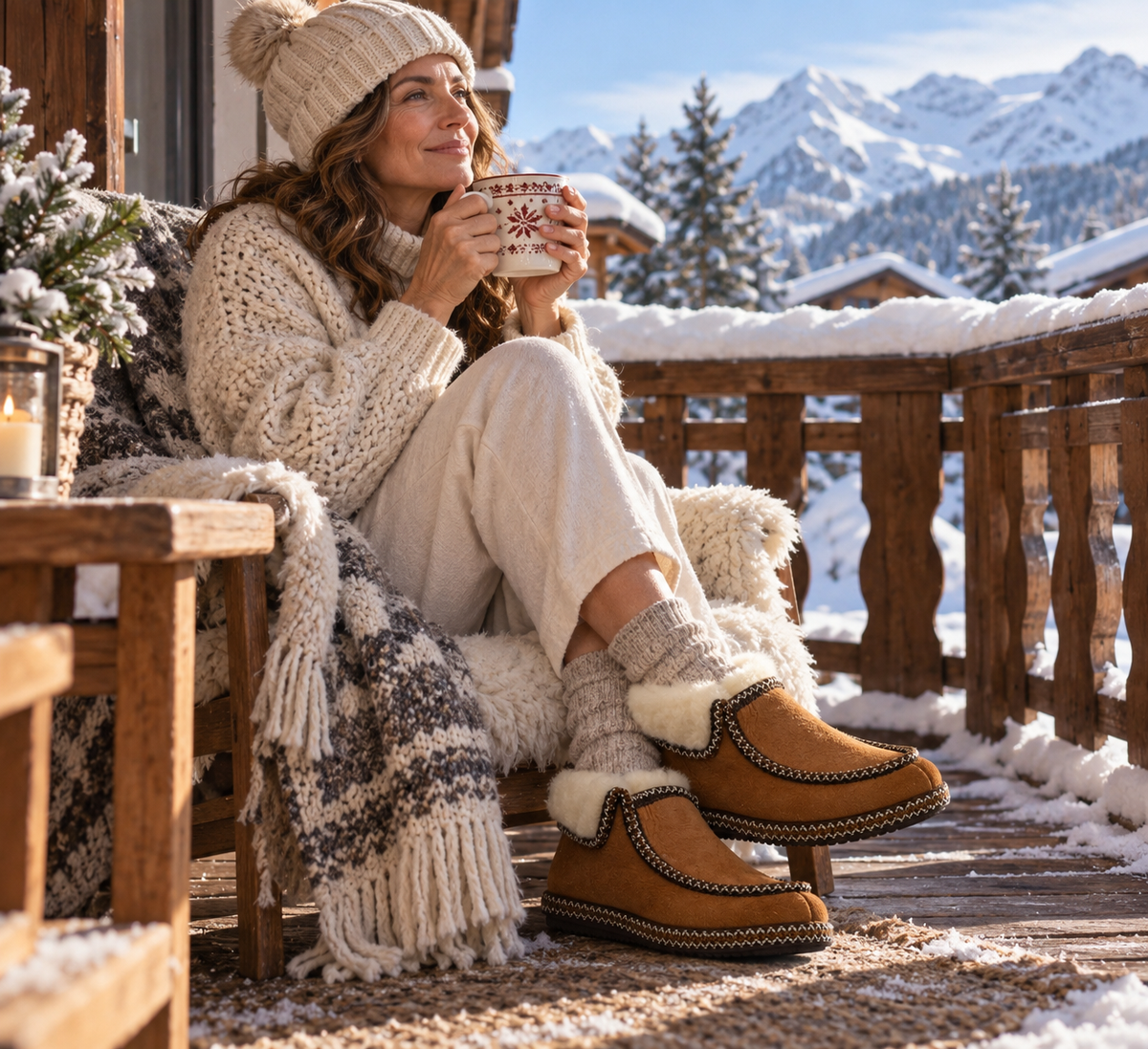 Dorea RL 665 – Pantofole polacchino donna slip-on con interno in vera lana - cuoio - scarpe di qualità venduta a Milano da Pli-Pla