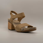 El Naturalista Deba 5562T – sandalo vegano con zeppa e plantare anatomico - beige camel - scarpe di qualità venduta a Milano da Pli-Pla