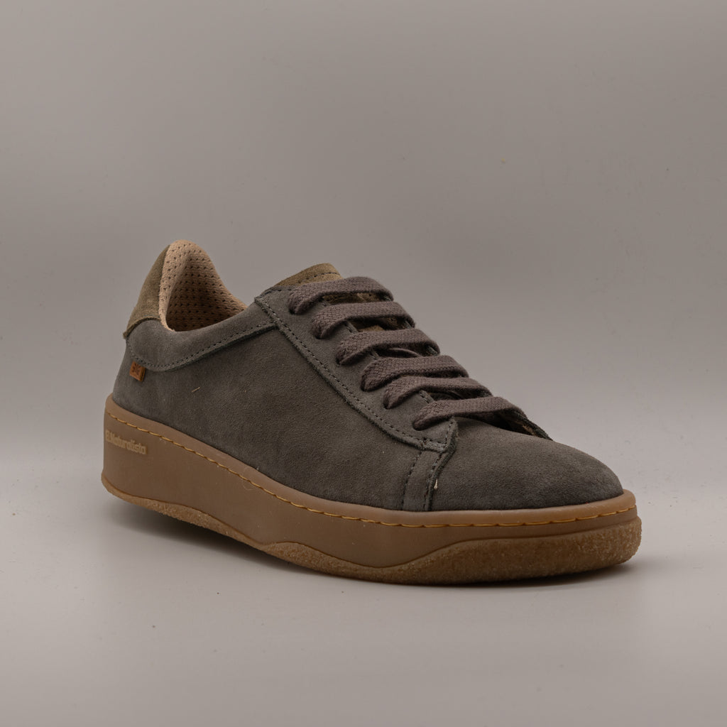El Naturalista 5848 GEO – sneakers donna in pelle scamosciata con suola riciclata - grigio grafito