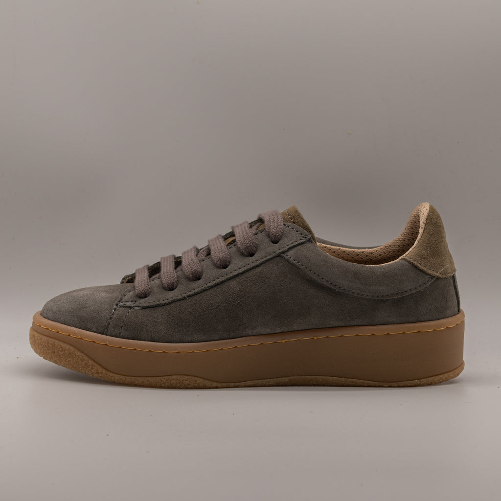 El Naturalista 5848 GEO – sneakers donna in pelle scamosciata con suola riciclata - grigio grafito