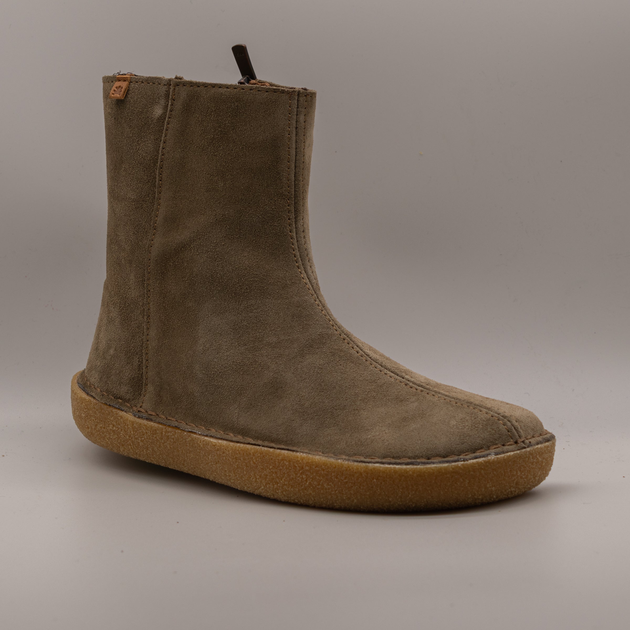 El Naturalista 6063 TAMI – stivaletti barefoot donna in pelle scamosciata - grigio land