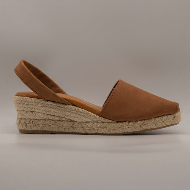 Emma Shoes 23743-3C – minorchine in pelle con zeppa 3 corde - tabacco - scarpe di qualità venduta a Milano da Pli-Pla