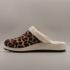 Fly-Flot 51 X20 EM – Pantofole donna calde con pelo - marrone leopardate - scarpe di qualità venduta a Milano da Pli-Pla