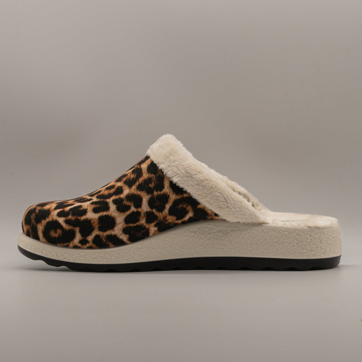 Fly-Flot 51 X20 EM – Pantofole donna calde con pelo - marrone leopardate - scarpe di qualità venduta a Milano da Pli-Pla