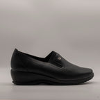 Fly-Flot scarpa donna pelle elastica 17 X52 ZX nero - scarpe di qualità venduta a Milano da Pli-Pla