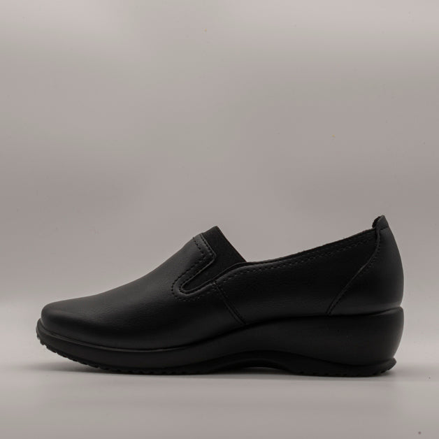 Fly-Flot scarpa donna pelle elastica 17 X52 ZX nero - scarpe di qualità venduta a Milano da Pli-Pla