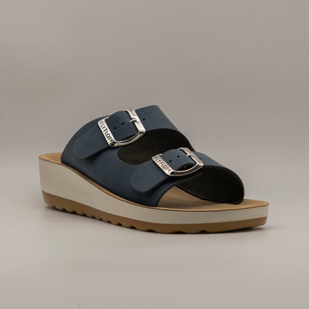 Fly-Flot 42 G64 4C – Ciabatte donna con doppia fascia e plantare anatomico - scarpe di qualità venduta a Milano da Pli-Pla