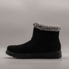Fly-Flot stivaletto donna scamosciato con pelo 45 U30 UX nero - scarpe di qualità venduta a Milano da Pli-Pla