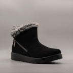 Fly-Flot stivaletto donna scamosciato con pelo 45 U30 UX nero - scarpe di qualità venduta a Milano da Pli-Pla