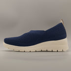 Fly-Flot 47 215 K8 – Sneakers donna slip-on in microfibra con memory blu - scarpe di qualità venduta a Milano da Pli-Pla