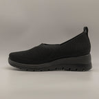 Fly-Flot 47 215 K8 – Sneakers donna slip-on in microfibra con memory nero - scarpe di qualità venduta a Milano da Pli-Pla
