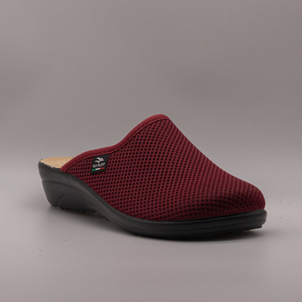 Fly-Flot T4368 FE – Ciabatte donna in rete elastica - bordeaux