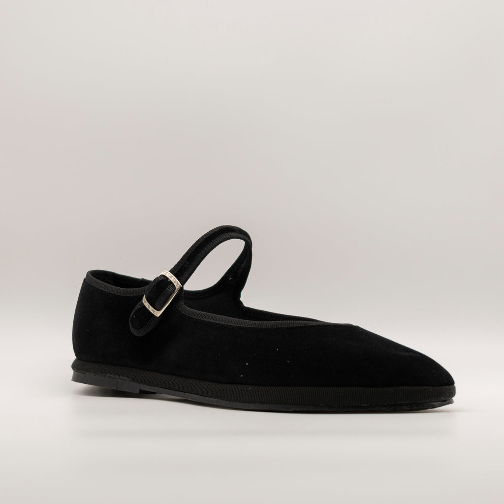 Friulane Mary Jane Nero – La Tradizione del Velluto | Pli-Pla - scarpe di qualità venduta a Milano da Pli-Pla