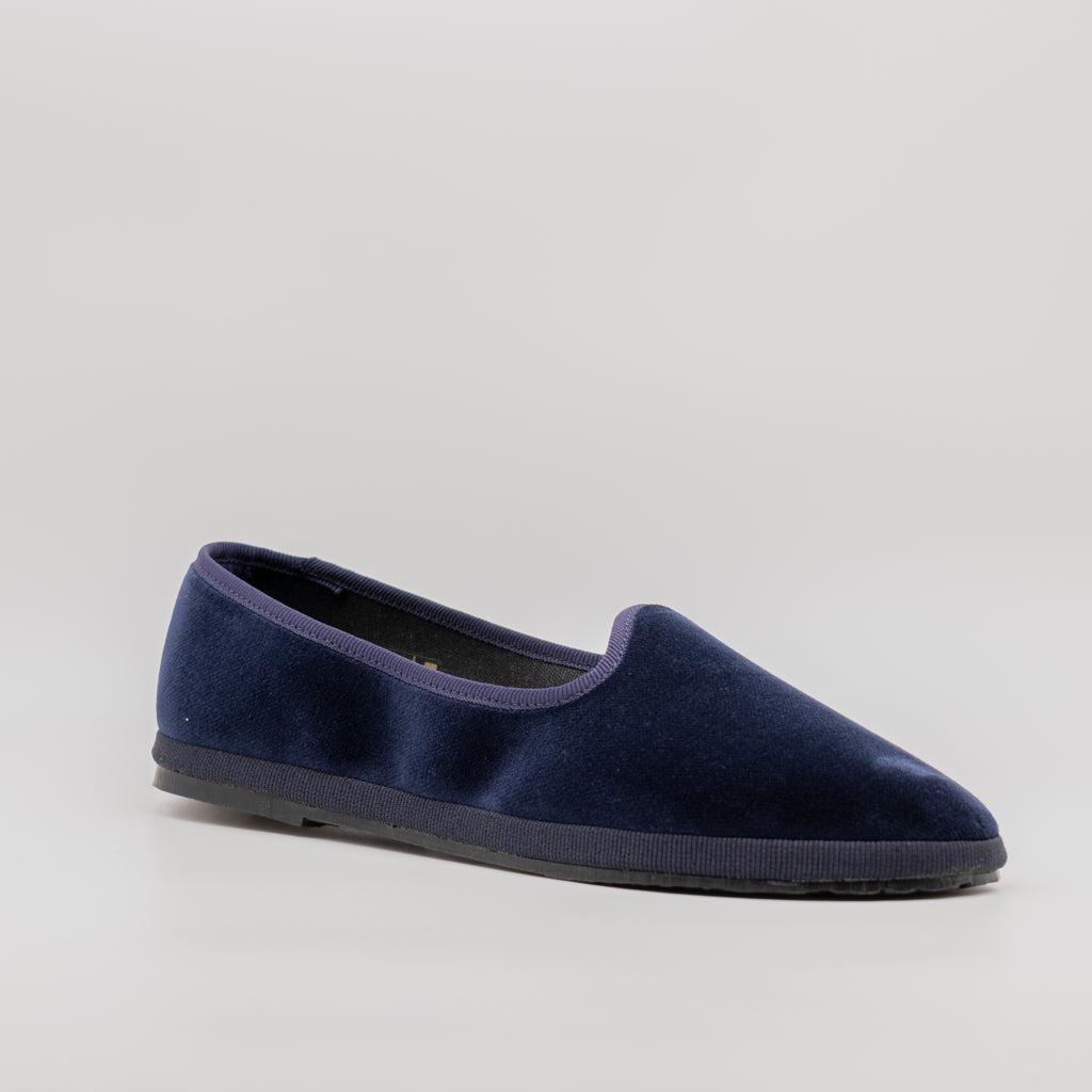 Friulane Classiche Blu Notte – La Tradizione del Velluto | Pli-Pla - scarpe di qualità venduta a Milano da Pli-Pla