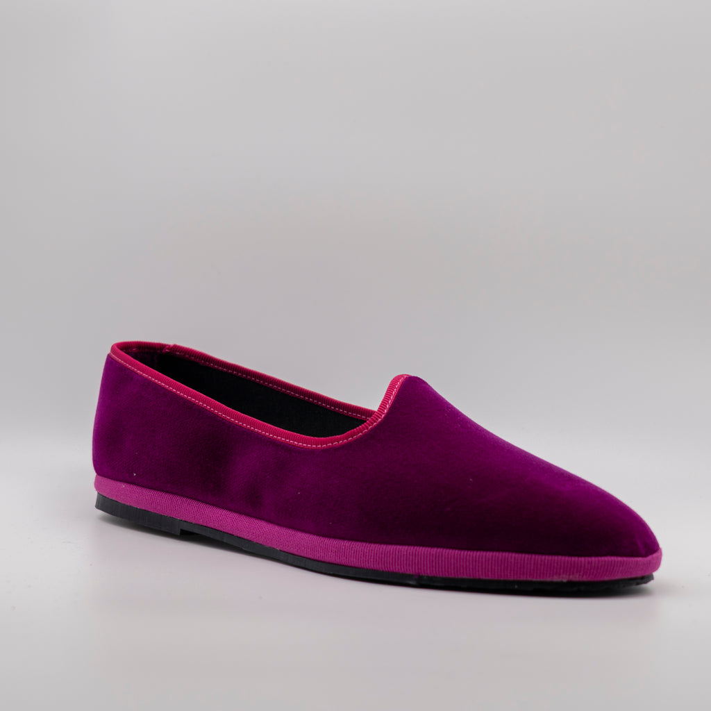 Friulane Classiche Viola – La Tradizione del Velluto | Pli-Pla - scarpe di qualità venduta a Milano da Pli-Pla