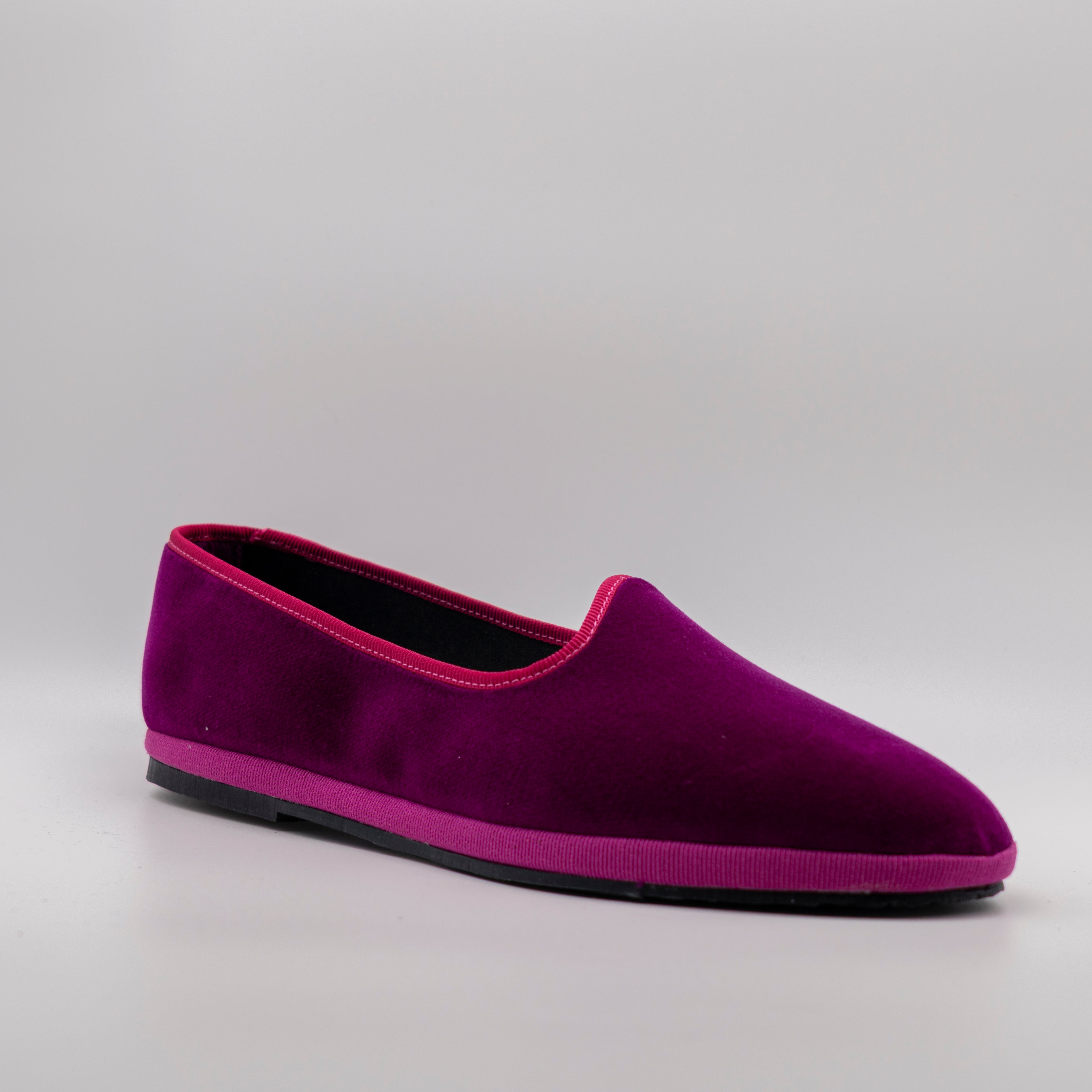 Friulane Classiche Viola – La Tradizione del Velluto | Pli-Pla - scarpe di qualità venduta a Milano da Pli-Pla