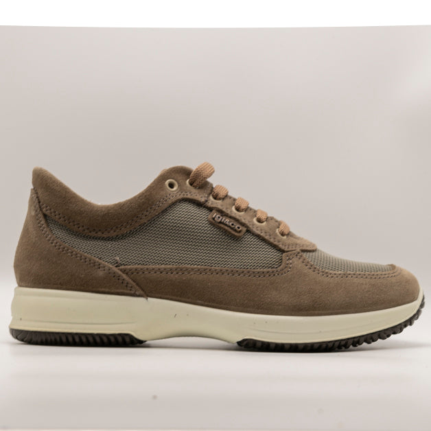 IGI&CO sneakers da uomo in pelle 7621122 tortora - scarpe di qualità venduta a Milano da Pli-Pla