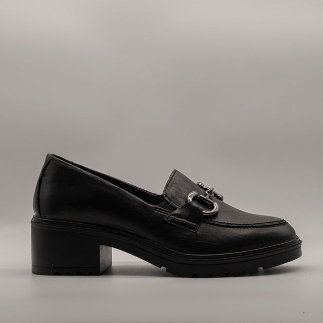 IGI&Co mocassino pelle donna 8651300 con fibbia nero - scarpe di qualità venduta a Milano da Pli-Pla
