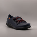 Jungla scarpa in pelle con elastici 5818 blu marino - scarpe di qualità venduta a Milano da Pli-Pla