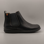 Jungla 8571 – Stivaletti Chelsea donna in pelle con elastici - nero - scarpe di qualità venduta a Milano da Pli-Pla