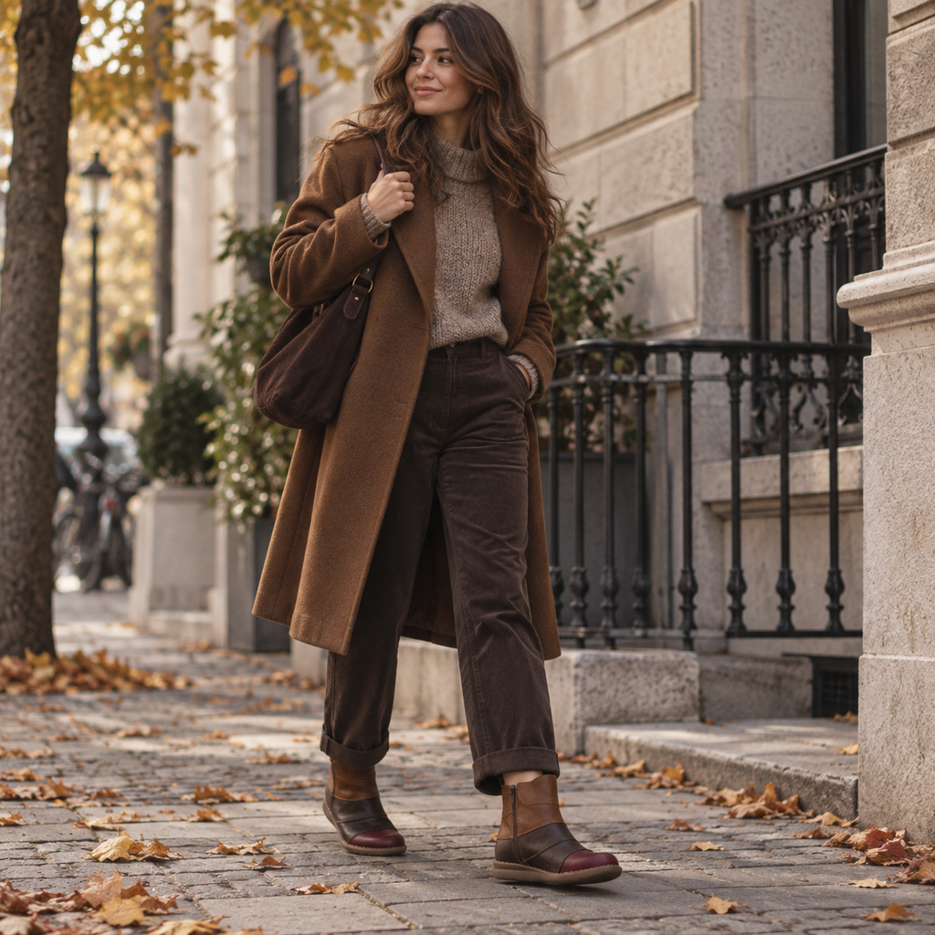 Jungla 8573 – Stivaletti donna in pelle con fasce - multicolor bordeaux - scarpe di qualità venduta a Milano da Pli-Pla
