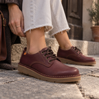 Jungla 8590 – Scarpe Derby donna in pelle - marrone chestnut - scarpe di qualità venduta a Milano da Pli-Pla