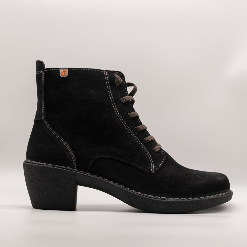 Jungla stivaletto con elastici e zip 7512 nero - scarpe di qualità venduta a Milano da Pli-Pla