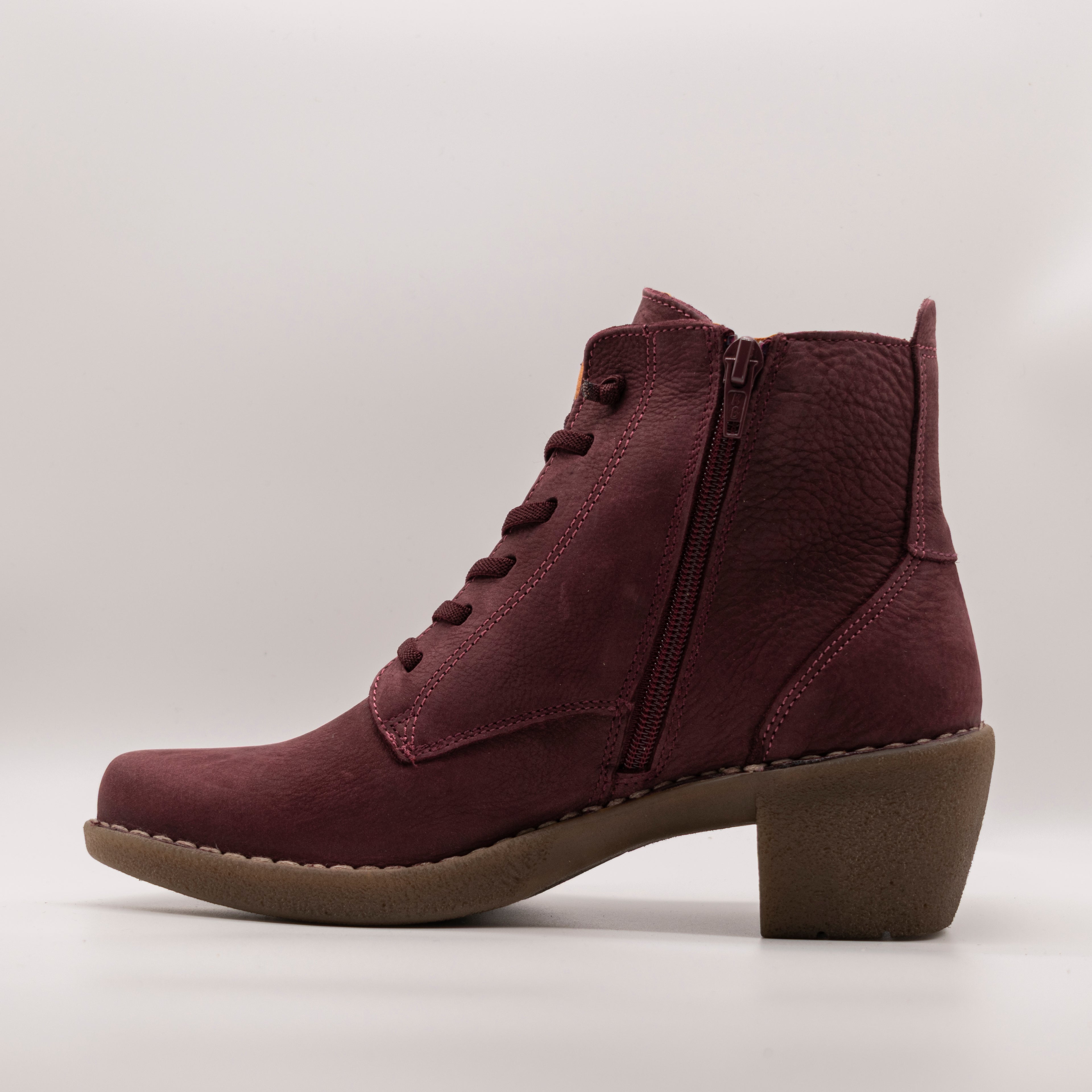Jungla stivaletto con elastici e zip 7512 wine - scarpe di qualità venduta a Milano da Pli-Pla