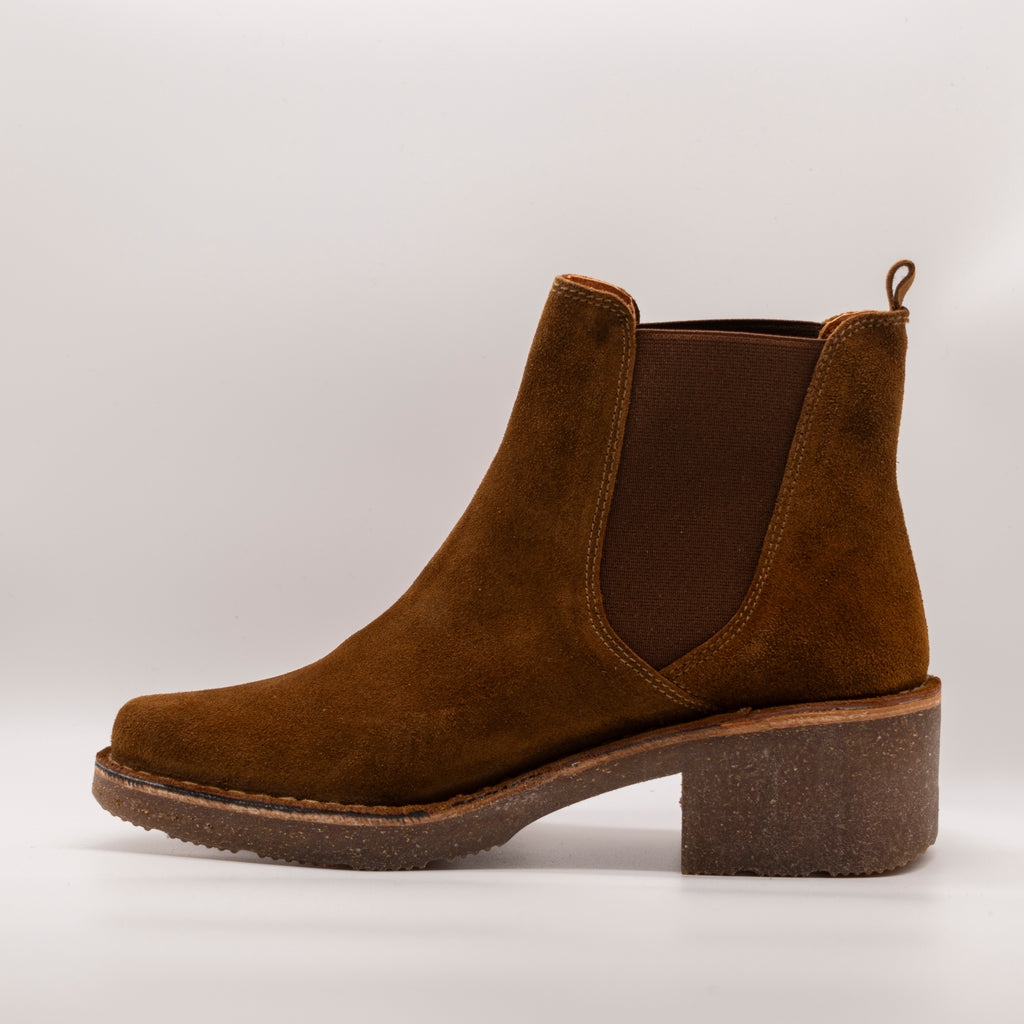Jungla stivaletto elastico 8216 mogano - scarpe di qualità venduta a Milano da Pli-Pla