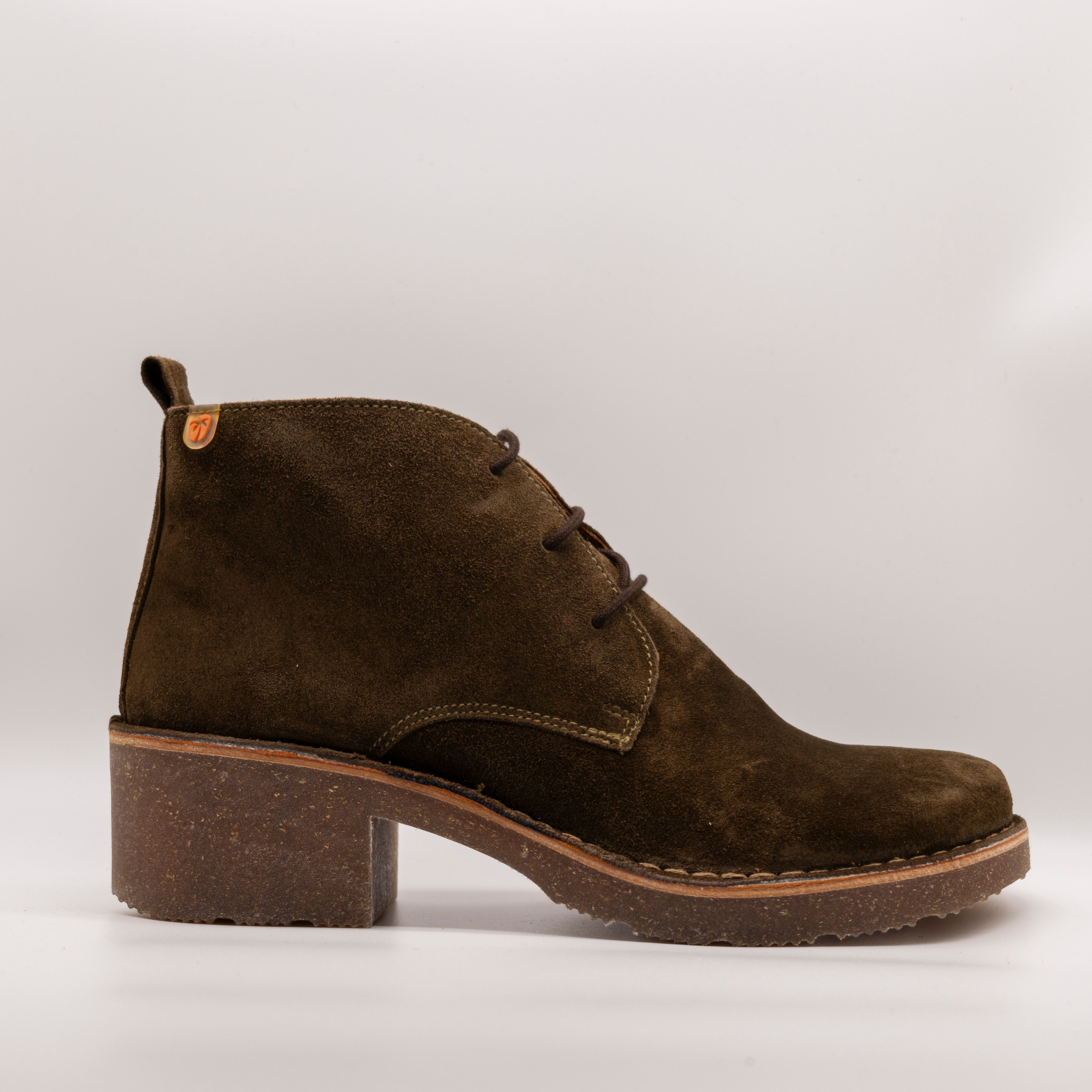 Jungla stivaletto scamosciato 8433 verde - scarpe di qualità venduta a Milano da Pli-Pla