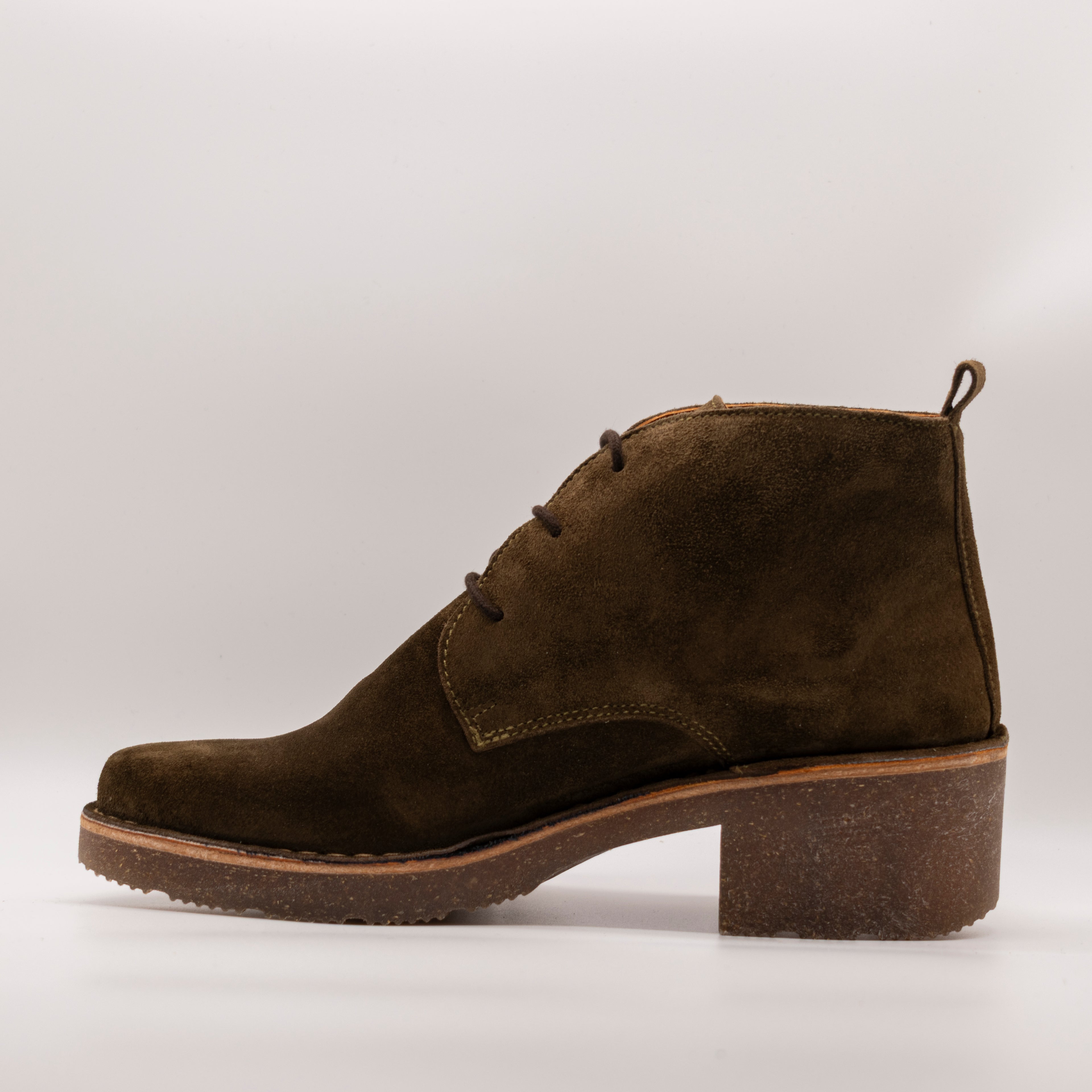 Jungla stivaletto scamosciato 8433 verde - scarpe di qualità venduta a Milano da Pli-Pla