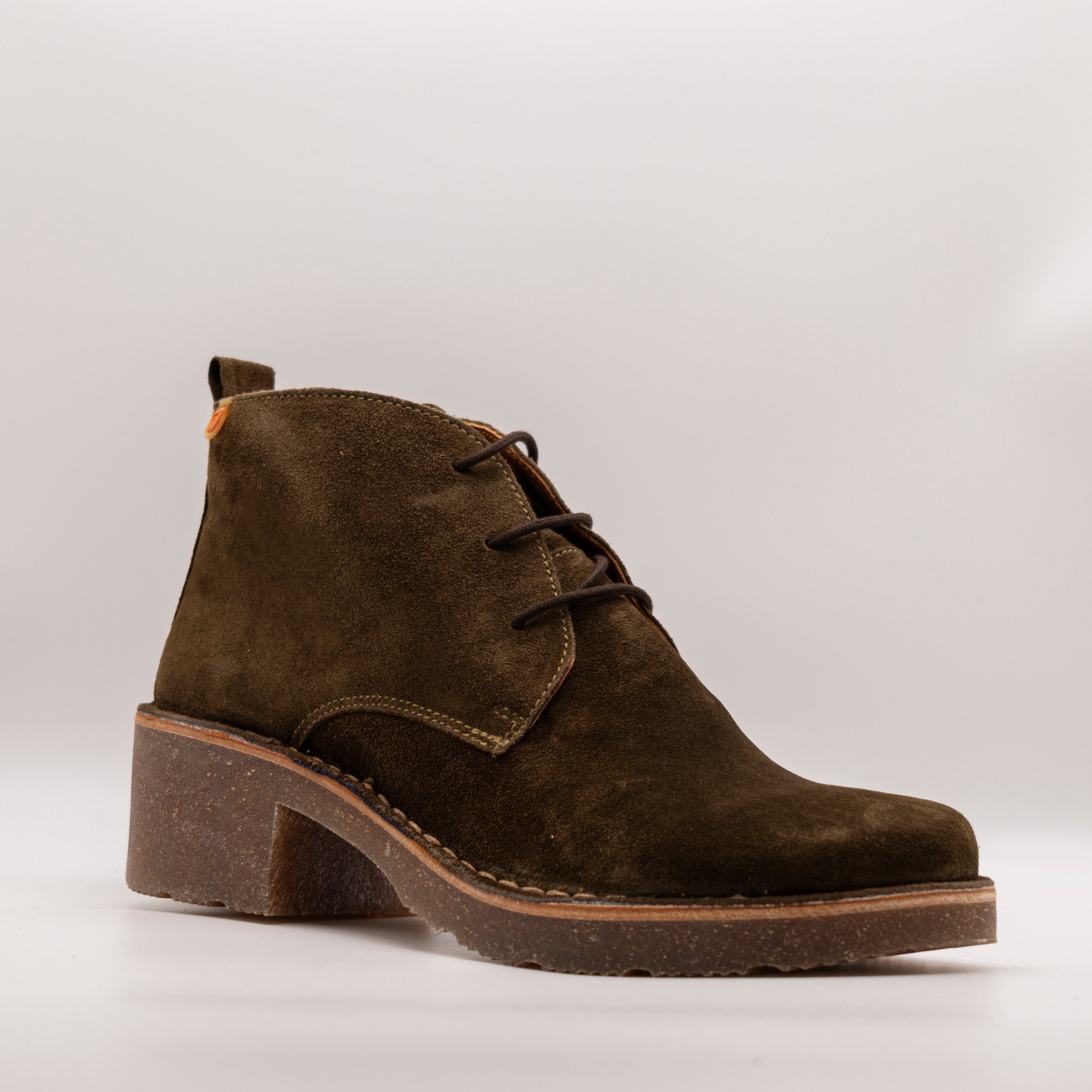Jungla stivaletto scamosciato 8433 verde - scarpe di qualità venduta a Milano da Pli-Pla