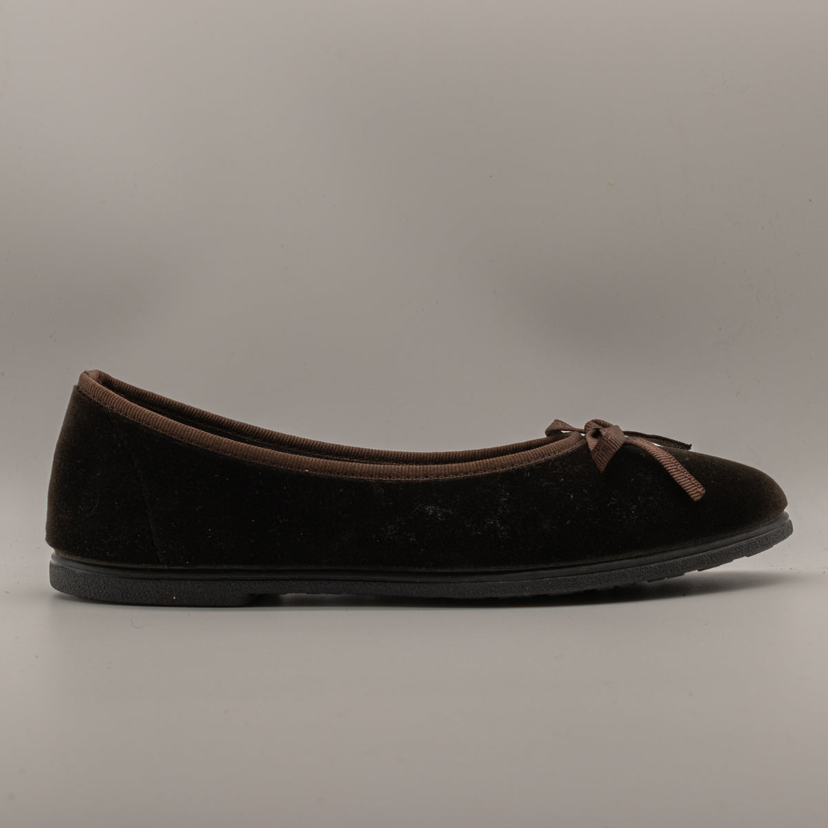 La Maison de l’Espadrille 4303-9 – Ballerine da casa in velluto - marrone - scarpe di qualità venduta a Milano da Pli-Pla