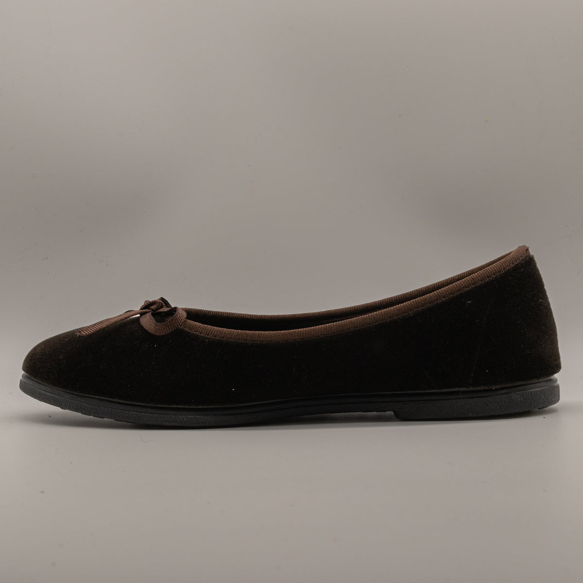 La Maison de l’Espadrille 4303-9 – Ballerine da casa in velluto - marrone - scarpe di qualità venduta a Milano da Pli-Pla