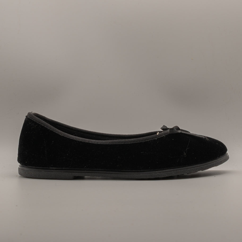 La Maison de l’Espadrille 4303-9 – Ballerine da casa in velluto - nero - scarpe di qualità venduta a Milano da Pli-Pla