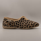 La Maison de l’Espadrille 6060-9 – Pantofole da casa Derby animalier - leopardato - scarpe di qualità venduta a Milano da Pli-Pla