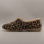 La Maison de l’Espadrille 6060-9 – Pantofole da casa Derby animalier - leopardato - scarpe di qualità venduta a Milano da Pli-Pla