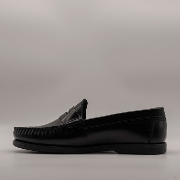 Lumberkack mocassini da barca NAVIGATOR nero - scarpe di qualità venduta a Milano da Pli-Pla