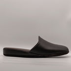 Pantofole scendiletto in pelle uomo marrone - scarpe di qualità venduta a Milano da Pli-Pla