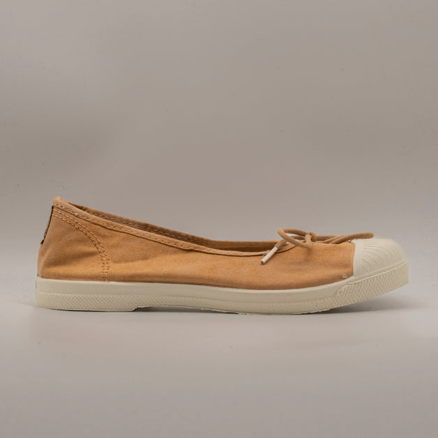 Natural World 128E Old Elysian – ballerina in cotone organico - arancio arcilla - scarpe di qualità venduta a Milano da Pli-Pla