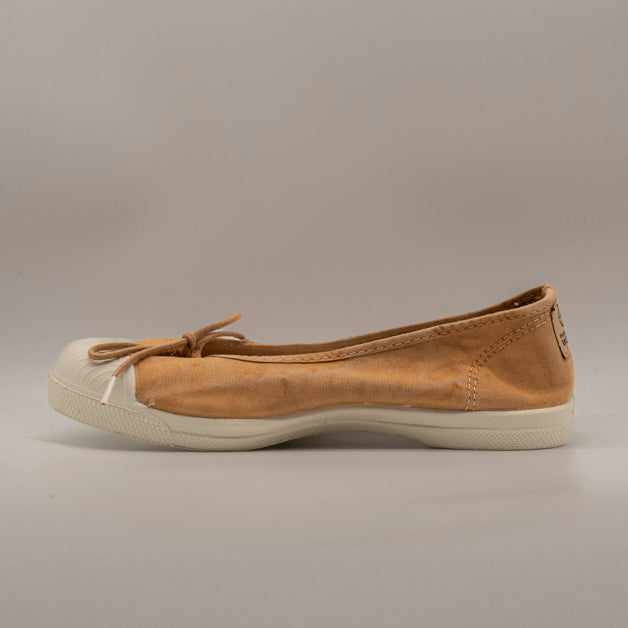 Natural World 128E Old Elysian – ballerina in cotone organico - arancio arcilla - scarpe di qualità venduta a Milano da Pli-Pla
