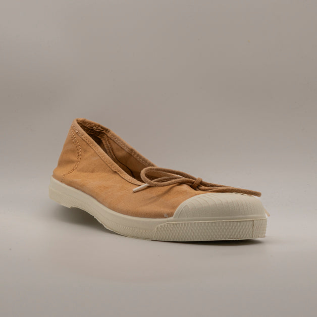 Natural World 128E Old Elysian – ballerina in cotone organico - arancio arcilla - scarpe di qualità venduta a Milano da Pli-Pla