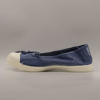 Natural World 128E Old Elysian – ballerina in cotone organico - blu mar - scarpe di qualità venduta a Milano da Pli-Pla